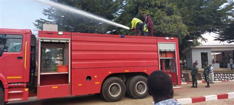 Ituri la ville de Bunia dotée d un camion anti incendie sur