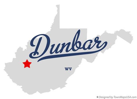 Map of Dunbar, WV, West Virginia