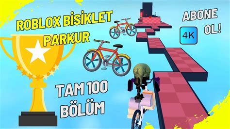 4K ROBLOX MACERA PARKURU NEFES KESTİ Roblox Obby Bike Parkour YouTube