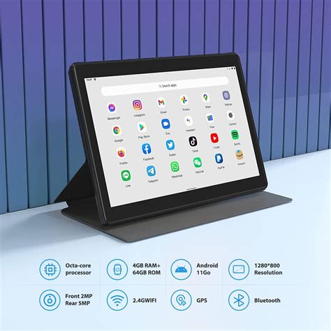 Toscido Tablet Android De Pulgadas Tableta Android Octa Core