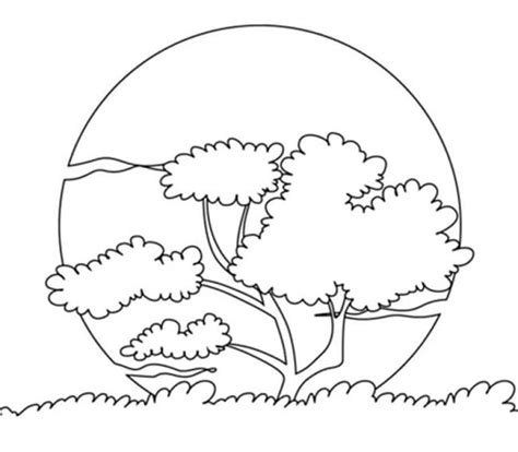 Desenho do pôr do sol para colorir e imprimir desenhos do animal