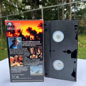 Jurassic Park Vhs 1994 Jurassic Park Steven Spielberg Bx28 Etsy