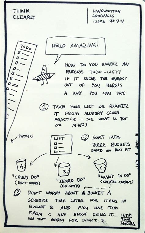 #414 Is your endless to-do list sucking out your energy? – Think Clearly