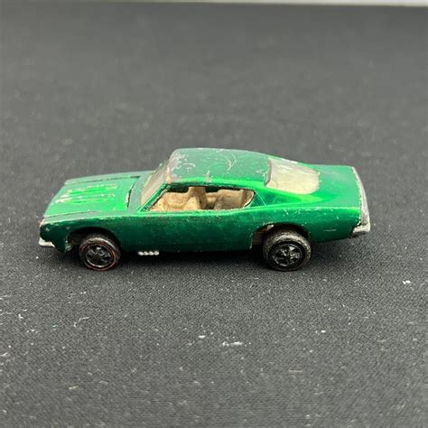 Vintage 1967 Hot Wheels Redline Custom Barracuda RARE Green MATTEL EBay