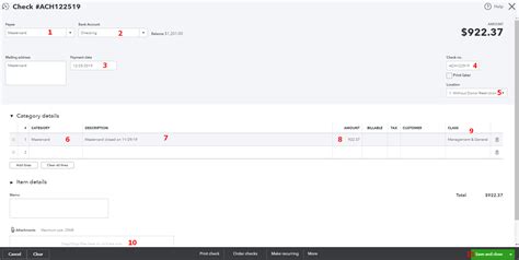 how to record credit card payment in quickbooks online