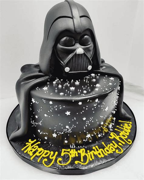 Darth Vader Birthday Cake Ideas Images Pictures In Star Wars