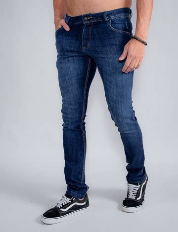 Calça Jeans Atacado Reta Masculina Revanche Luke Azul Roupas Atacado