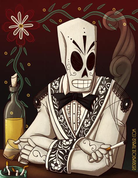 Manny Calavera By Roseandthorn On Deviantart