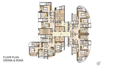 Lodha Fiorenza Duplex Floor Plan - floorplans.click