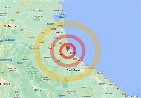 Scossa di terremoto in Emilia Romagna nettamente avvertita fra Forlì