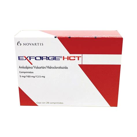 Exforge Hct 5mg 160mg 12 5mg 28 Comps