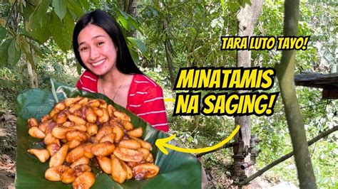 Tara Luto Tayo Ng Minatamis Na Saging Sinulbot Na Saging Paano Gumawa