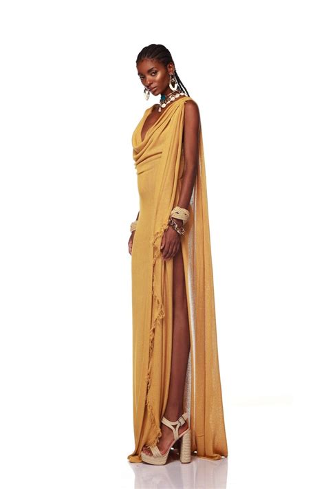 Women Bronx And Banco Kahlia Mustard Gown Bancowear