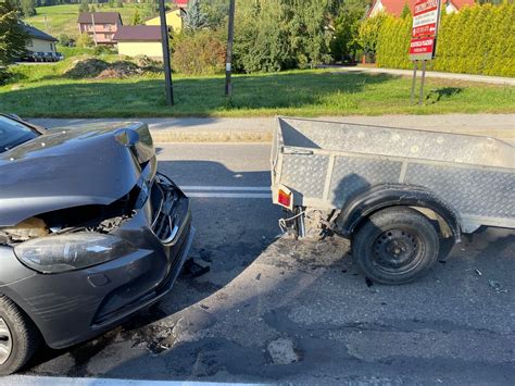 Seria wypadków na sądeckich drogach ZDJĘCIA RDN