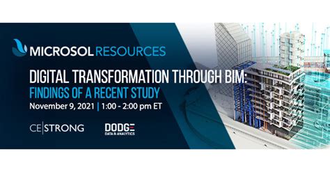 Microsol Resources Discusses Digital Transformation Through Bim With