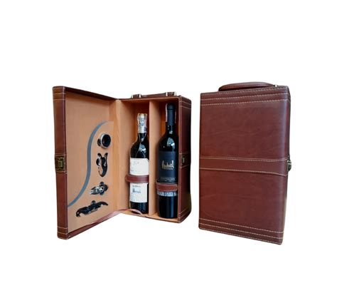 Estuche De Lujo Para Vinos Ref La Carreta Dorada