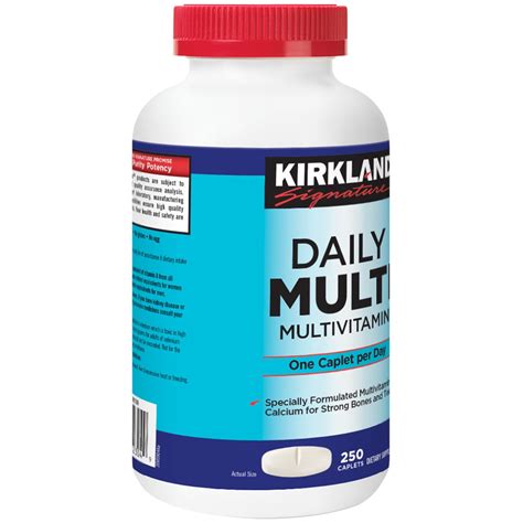 Kirkland Signature Daily Multi Vitamin 250 Tabs Costco Australia