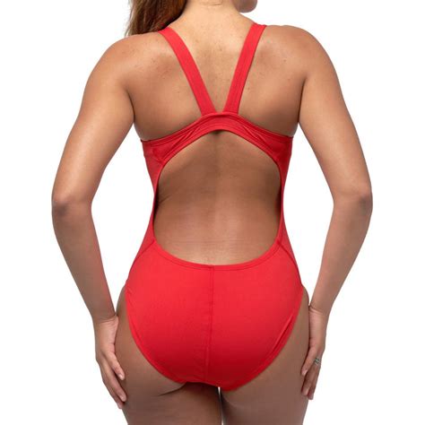 Women S Lifeguard Swimsuit Wide Strap 1pc Justlifeguard