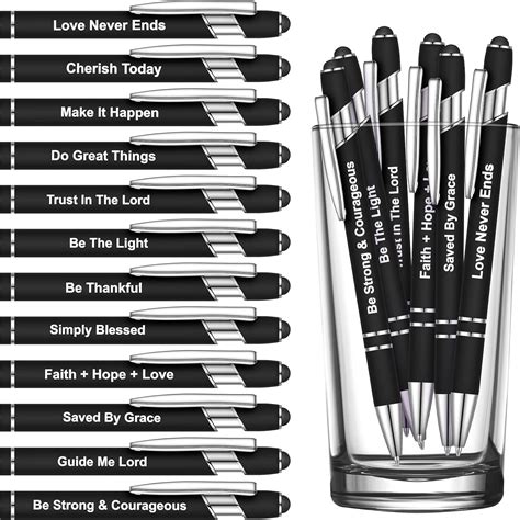 Amazon Pcs Inspirational Ballpoint Pens Funny Pen Quotes Pen