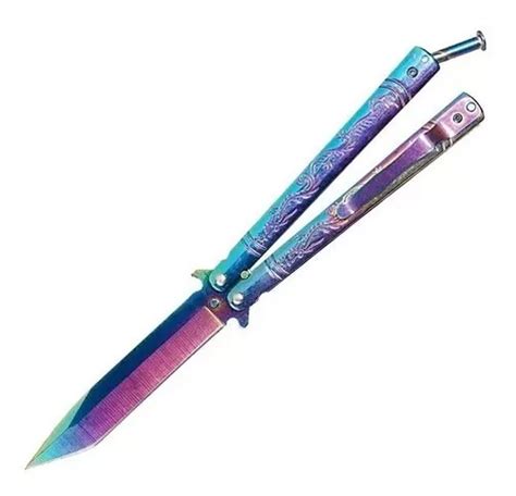 Navaja Mariposa Tornasol Balisong Acero Inxidable Lion Tools MercadoLibre