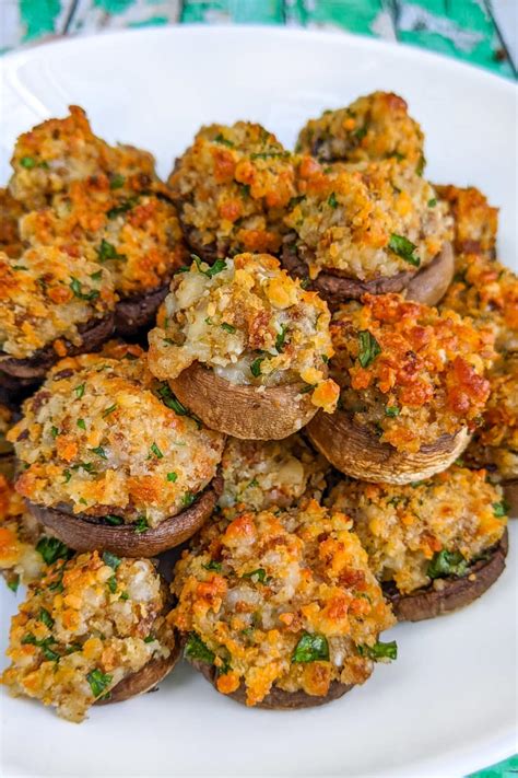 Stuffed Mushrooms Without Cream Cheese Go Cook Yummy