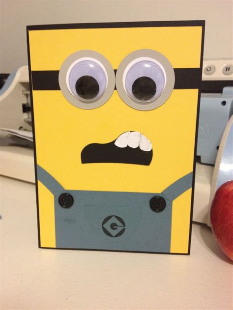 Card: Minion Card | Minion card, Minion birthday card, 2017 card