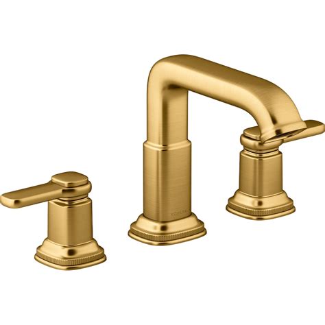 Kohler Numista Widespread 2 Handle Bathroom Sink Faucet In Gold The Home Depot Canada