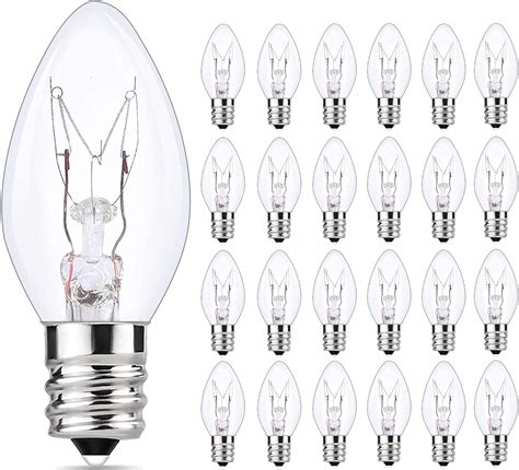 Dobar C Night Light Bulbs With E Candelabra Base Watt Volt