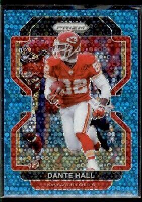 Dante Hall Panini Prizm No Huddle Blue Kansas City Chiefs