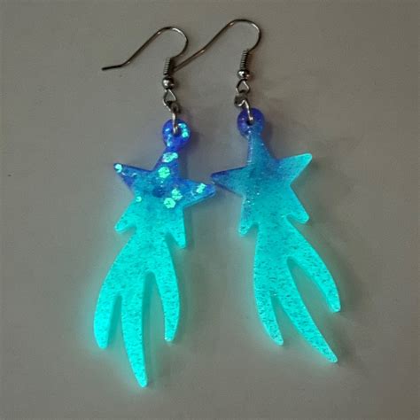 Purple Shooting Star Earrings - KTS Creative Korner