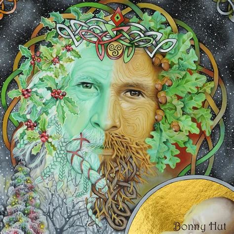 A2 Yule Pagan Canvas Winter Solstice T Yuletide Pagan Art Print