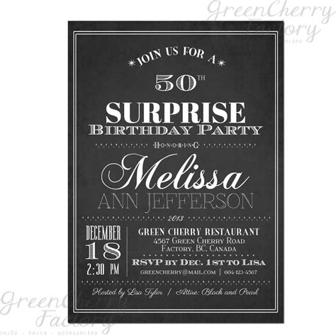 Free Birthday Party Invitation Templates for Adults Adult Birthday ...