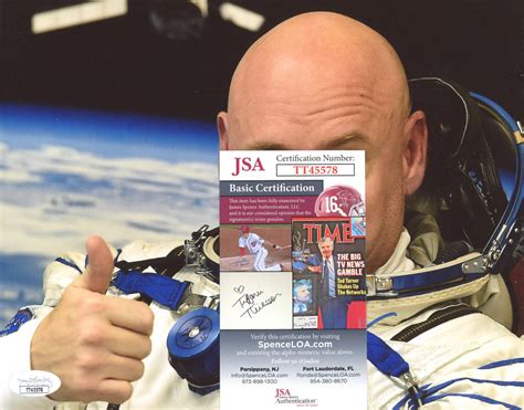 Scott Kelly Signed Nasa X Photo Jsa Pristine Auction