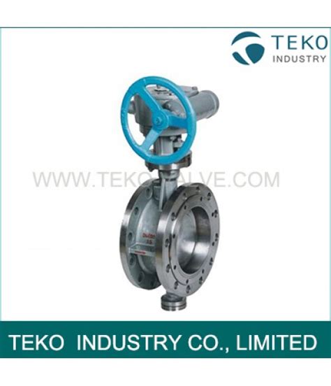 Double Flanged End Cf Disc Triple Eccentric Butterfly Valve