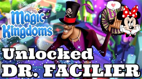 Unlocked Dr Facilier Disney Magic Kingdoms Gameplay Walkthrough Ep