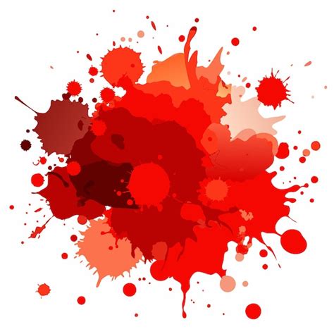 A Red And Orange Background With A Red And Orange Splash Of Paint