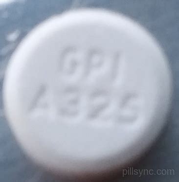 WHITE ROUND GPI A325 Mapap Acetaminophen Tablet Pill Images