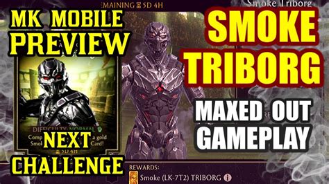 MK Mobile Future Smoke Triborg Challenge Preview Gameplay Smoke