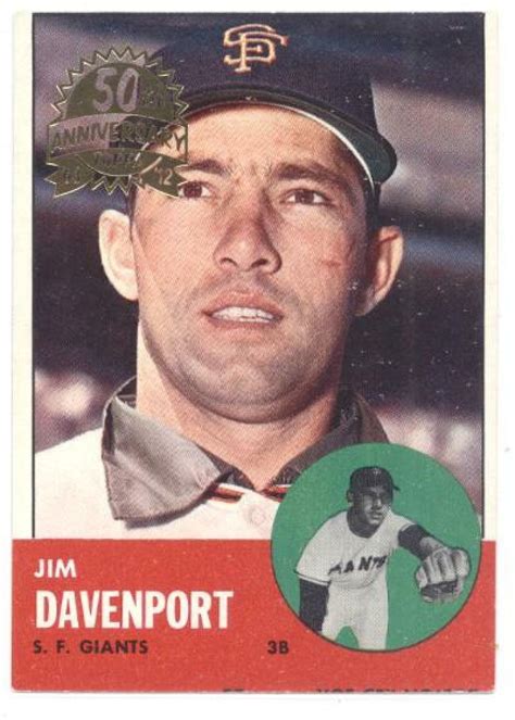 Topps Heritage Buybacks Jim Davenport Th Anniversary