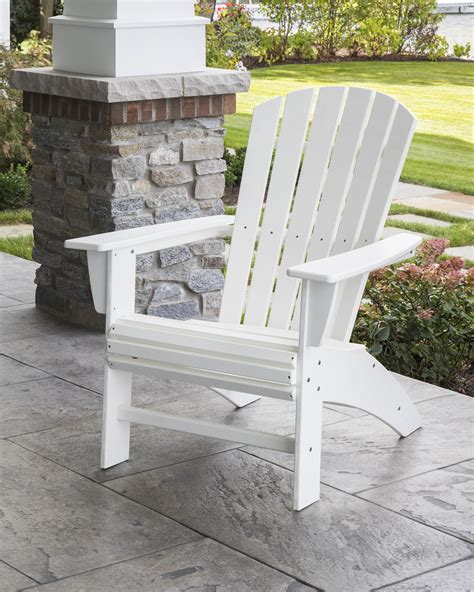 POLYWOOD Nautical Curveback Adirondack Chair AD610 POLYWOOD