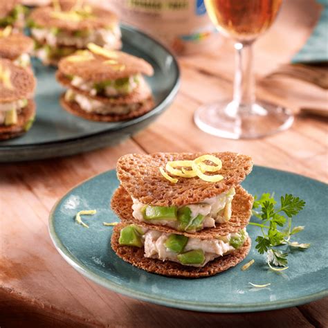 Millefeuille Galettes Sarrasin Et Tartinable Thon Fromage Frais