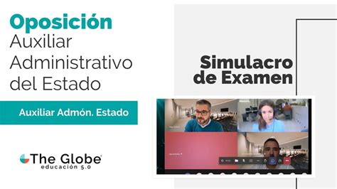 SIMULACRO DE EXAMEN Oposiciones Auxiliar Administrativo Del Estado