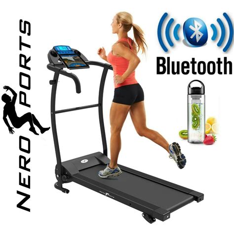 Bluetooth Electric Motorised Folding Treadmill Running Machine By