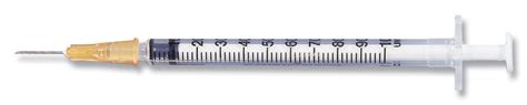 Bd Ml Conventional Insulin Syringe With Detachable Needle Bowers