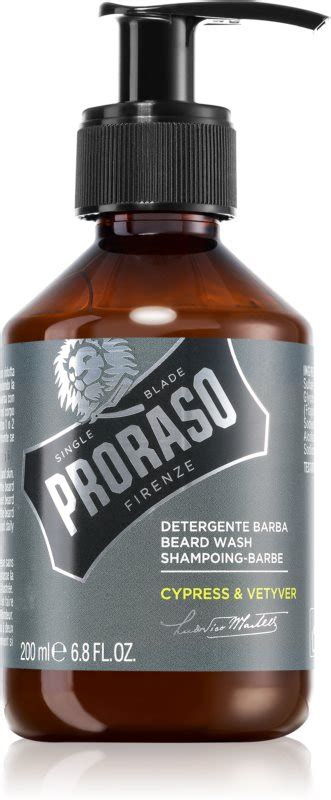 Proraso Cypress Vetyver Shampoing Pour Barbe Notino Fr