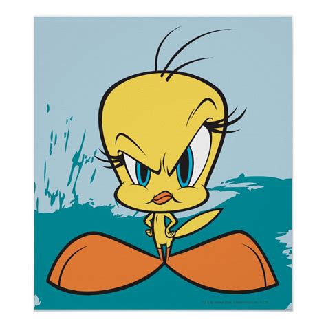 Angry TWEETY™ Poster | Zazzle | Tweety, Personalized prints, Cute poster