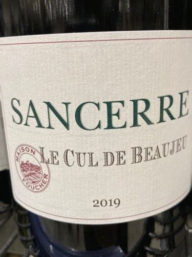 2019 Foucher Lebrun Le Cul De Beaujeu Sancerre Vivino US