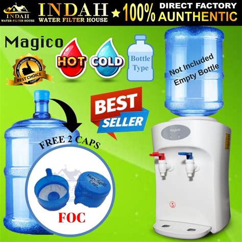 Magico By Midea Bottle Type Hot And Cold Water Dispenser Model With Hot Safety Lock