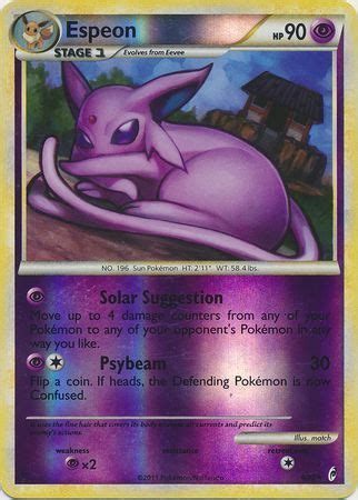 Espeon Call Of Legends Reverse Holo Pokemon Trollandtoad