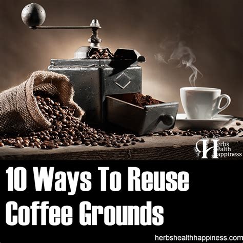 Ways To Reuse Coffee Grounds